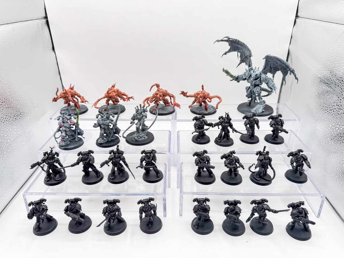 Daemon Prince Chaos Spawn Tormentors Emperor's Children Army Lot Warhammer 40K Unit #556