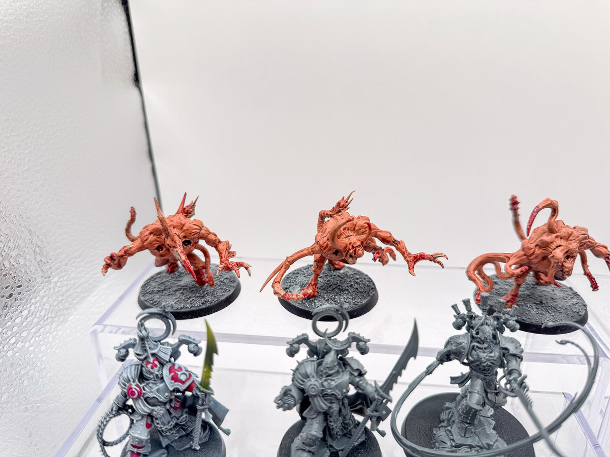 Daemon Prince Chaos Spawn Tormentors Emperor's Children Army Lot Warhammer 40K Unit #556
