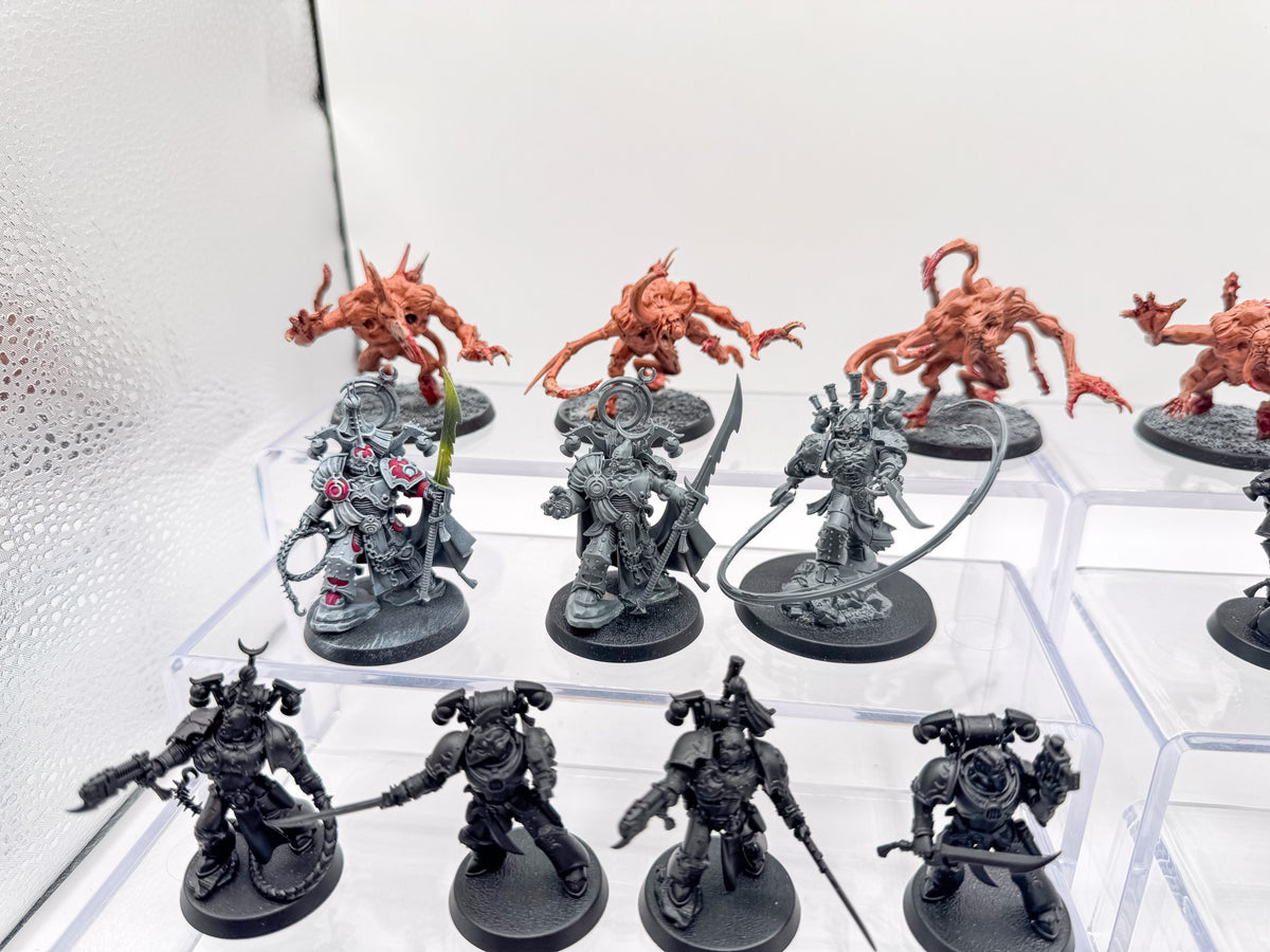 Daemon Prince Chaos Spawn Tormentors Emperor's Children Army Lot Warhammer 40K Unit #556