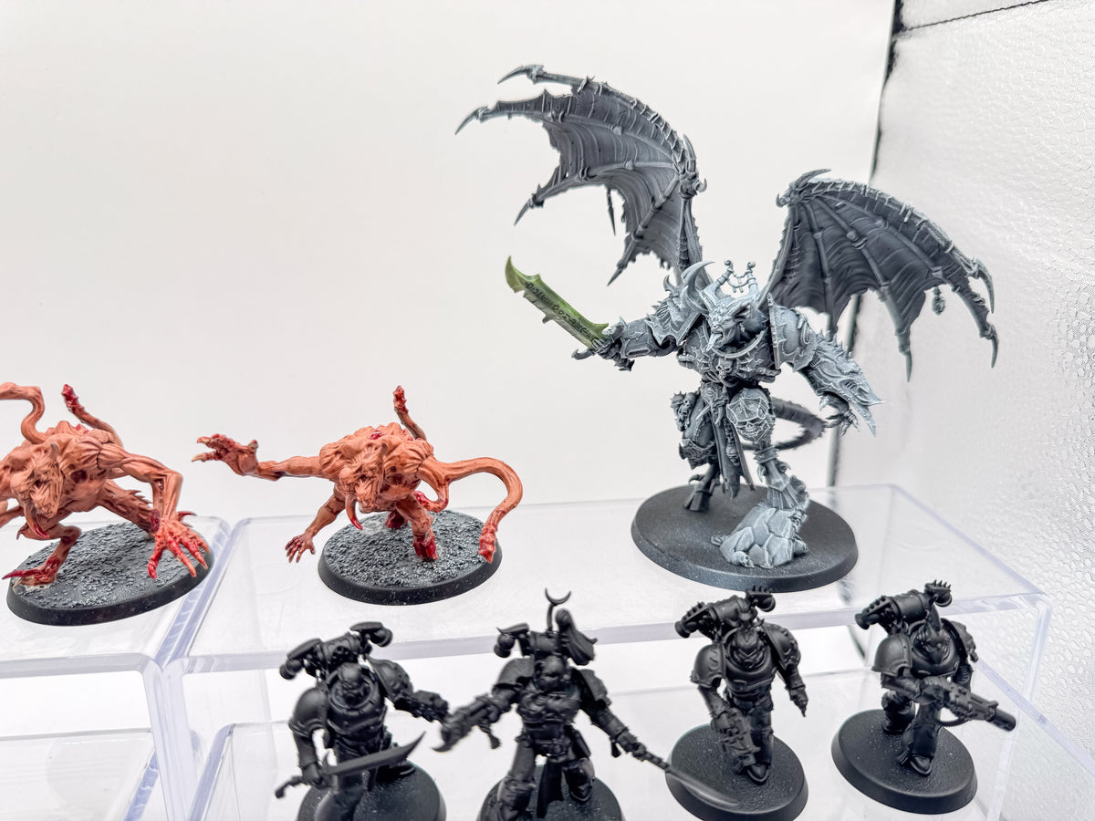 Daemon Prince Chaos Spawn Tormentors Emperor's Children Army Lot Warhammer 40K Unit #556