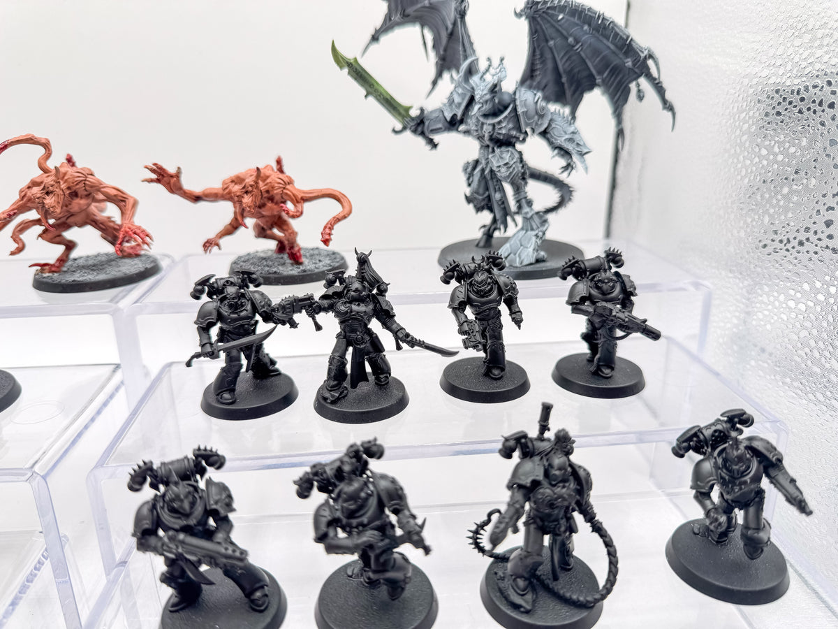Daemon Prince Chaos Spawn Tormentors Emperor's Children Army Lot Warhammer 40K Unit #556