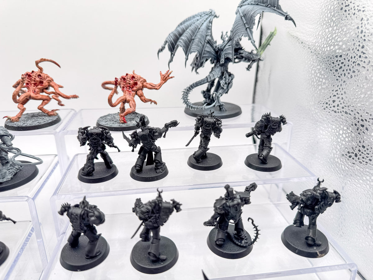 Daemon Prince Chaos Spawn Tormentors Emperor's Children Army Lot Warhammer 40K Unit #556