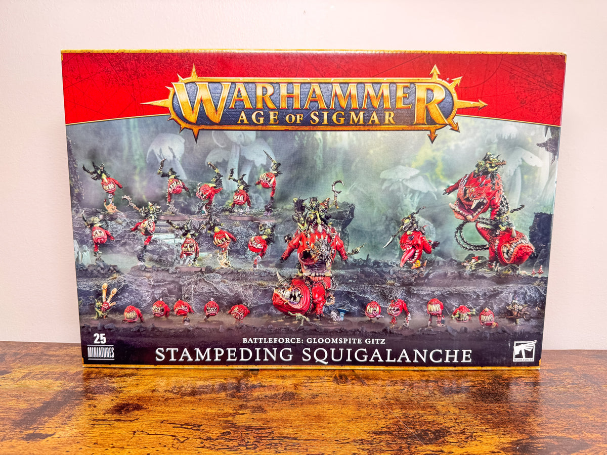 Stampeding Squigalanche Gloomspite Gitz Age of Sigmar Games Workshop Unit #481