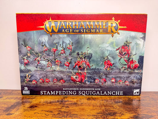 Stampeding Squigalanche Gloomspite Gitz Age of Sigmar Games Workshop Unit #481