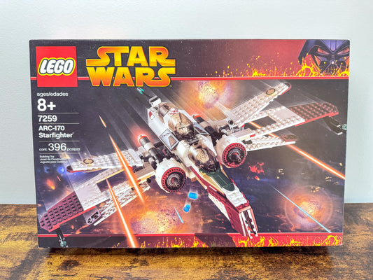 LEGO Star Wars Episode III ARC-170 Fighter 7259 Factory Sealed Unit #564