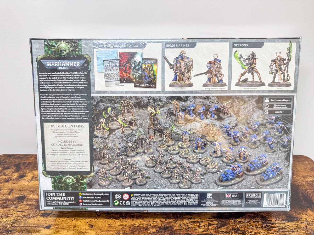Indomitus Box Set Space Marines Necrons Warhammer 40k Games Workshop Unit #539