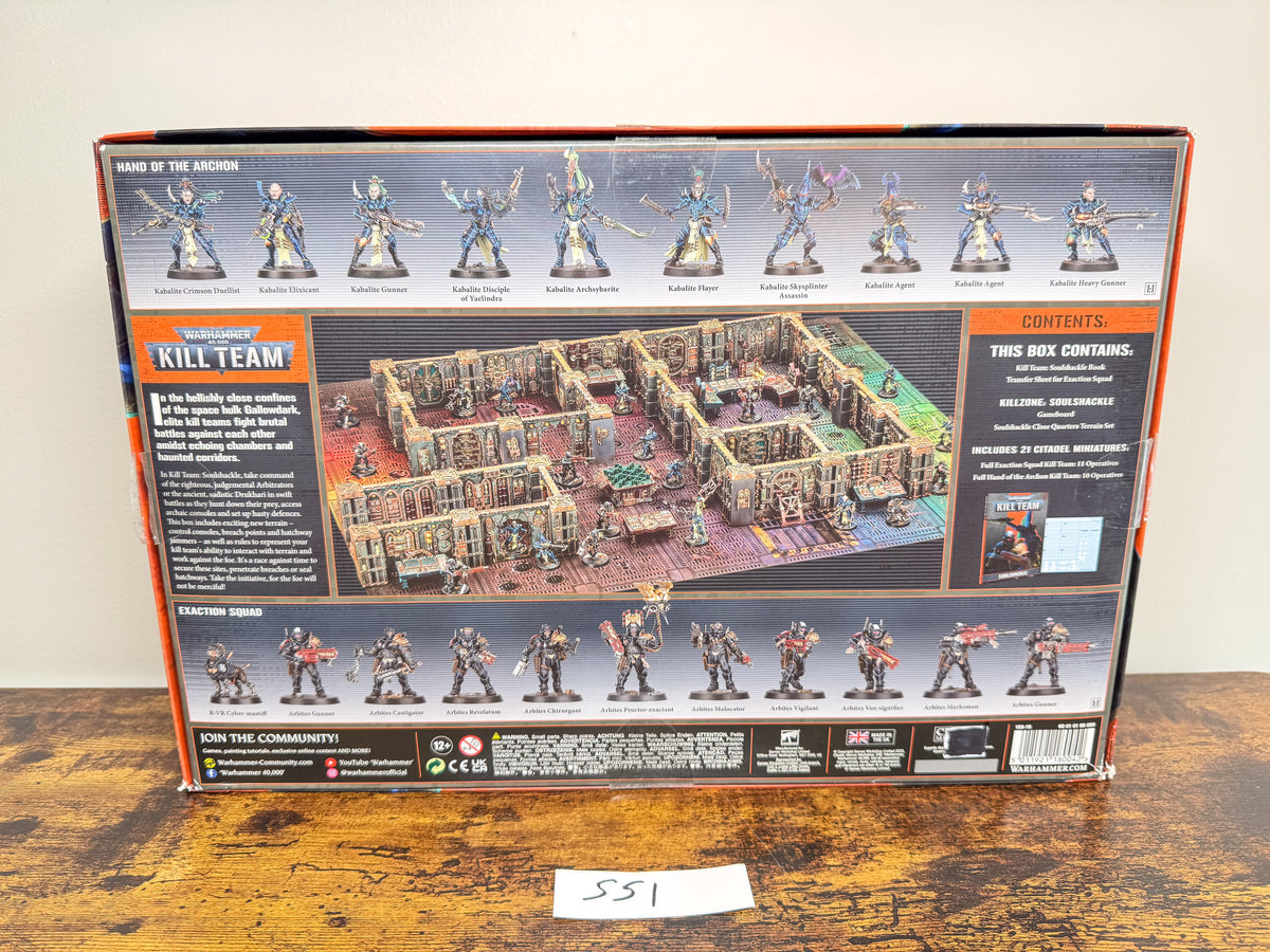 Kill Team Soulshackle Warhammer 40k Games Workshop Unit #551