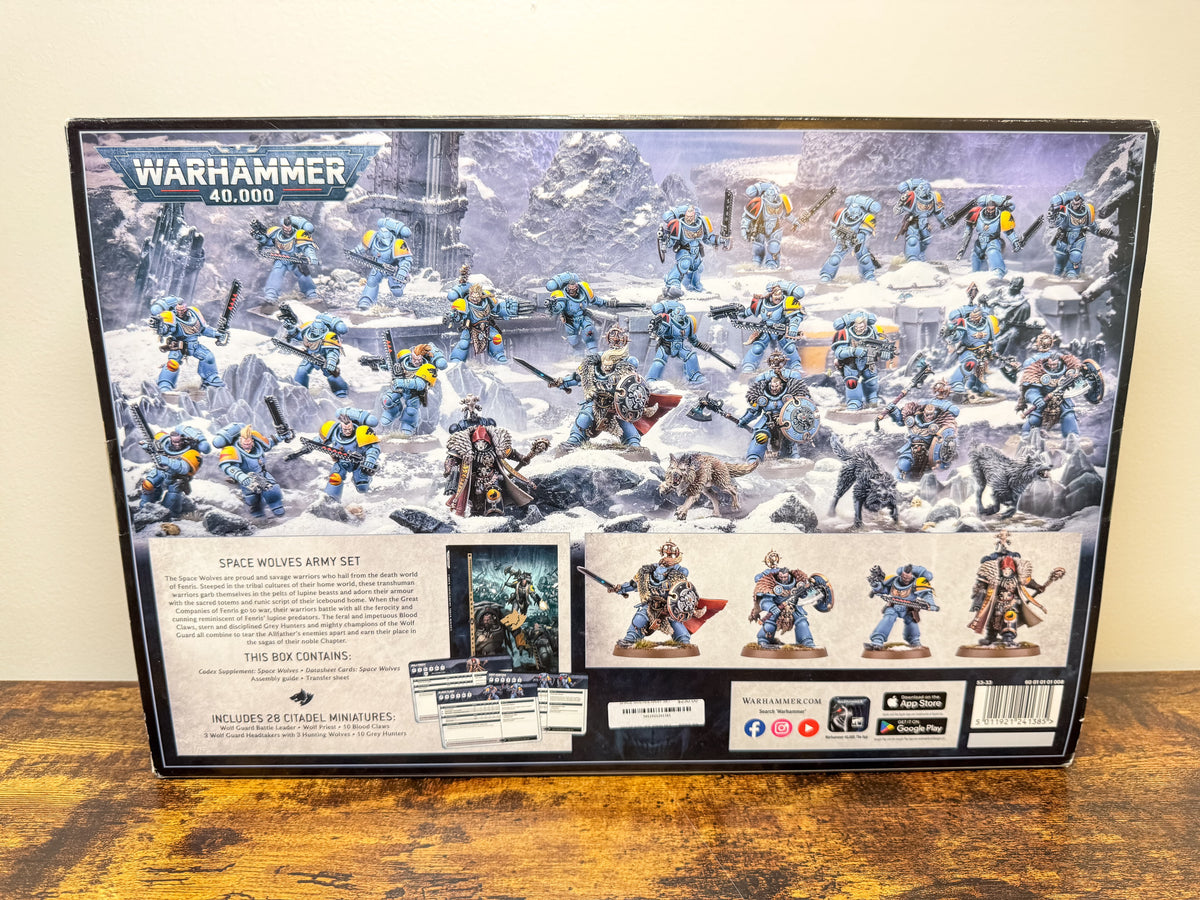 Space Wolves Army Set Space Wolves Warhammer 40K Games Workshop Unit #495