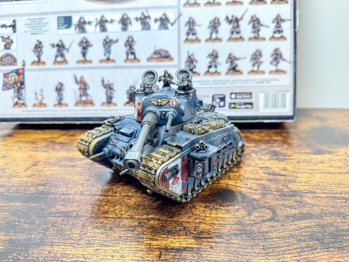 Krieg Siege Platoon + Commissar Yarrick + Rogal Dorn Battle Tank Warhammer 40k Unit #486