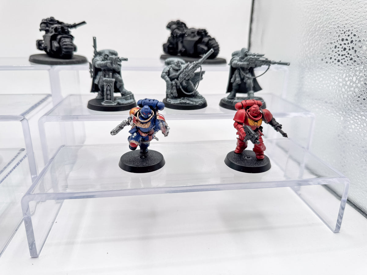 Eliminators Outriders Captain with Relic Shield Space Marine Army Lot 40k Unit #602