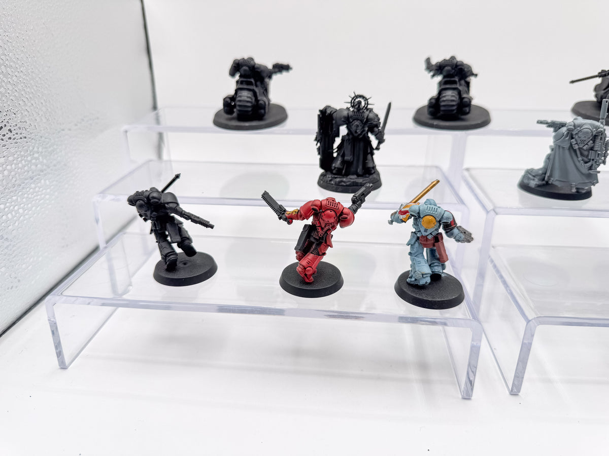 Eliminators Outriders Captain with Relic Shield Space Marine Army Lot 40k Unit #602