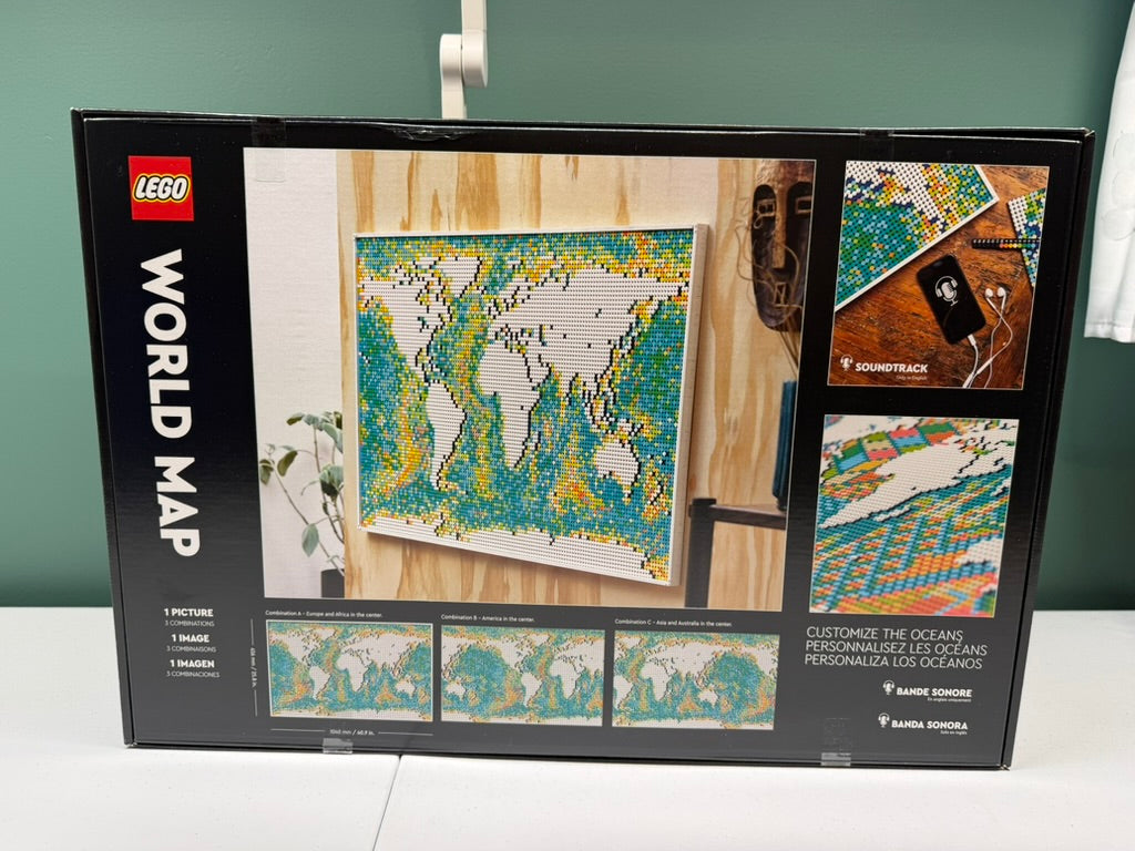 LEGO Art World Map 31203 New In Factory Sealed Box