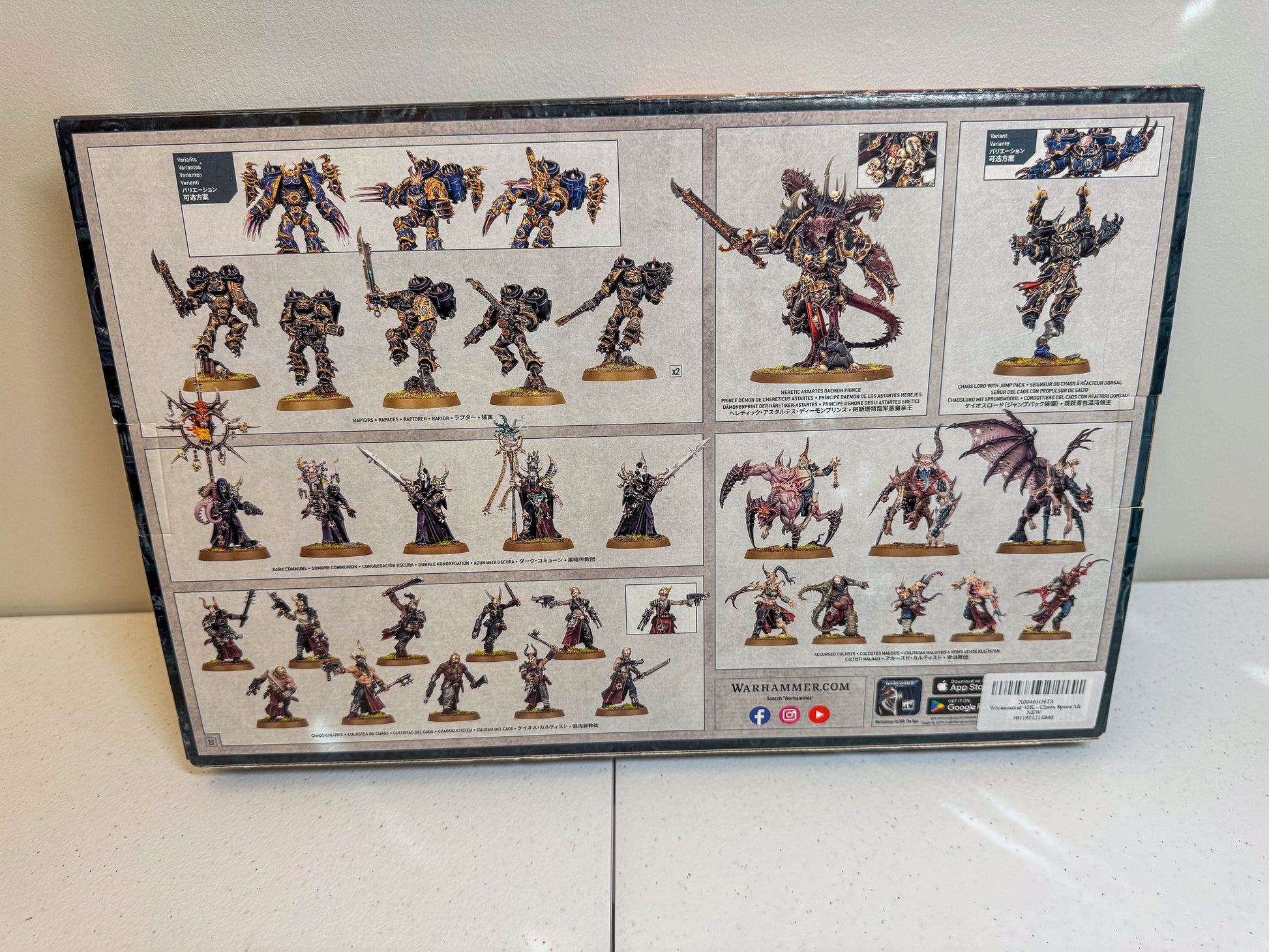 Dread Talons Battleforce Chaos Space Marines Warhammer 40K Games Workshop