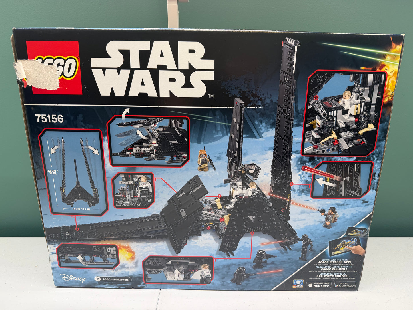 LEGO Star Wars Krennic's Imperial Shuttle 75156 New In Sealed Box Good Condition
