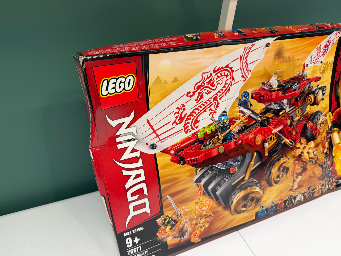 LEGO NINJAGO Land Bounty 70677 New In Sealed Dented Box