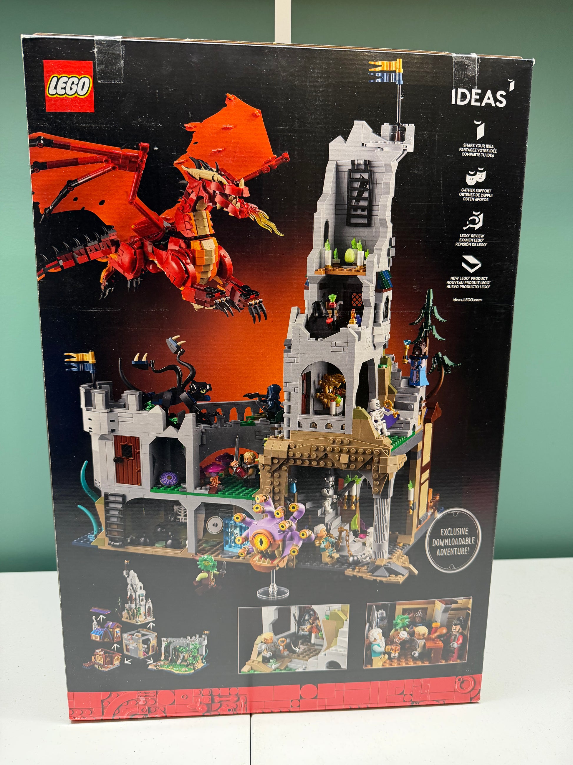 LEGO Ideas Dungeons & Dragons: Red Dragon's Tale 21348 NISB Excellent Condition