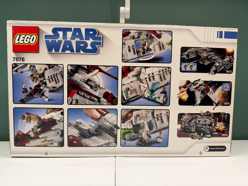 LEGO Republic Attack Gunship 7676 New In Sealed Box Great Condition!
