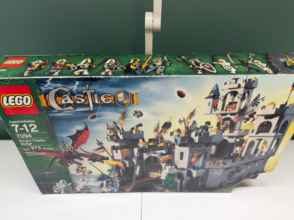 LEGO King's Castle Siege 7094 Open Box All Bags Sealed