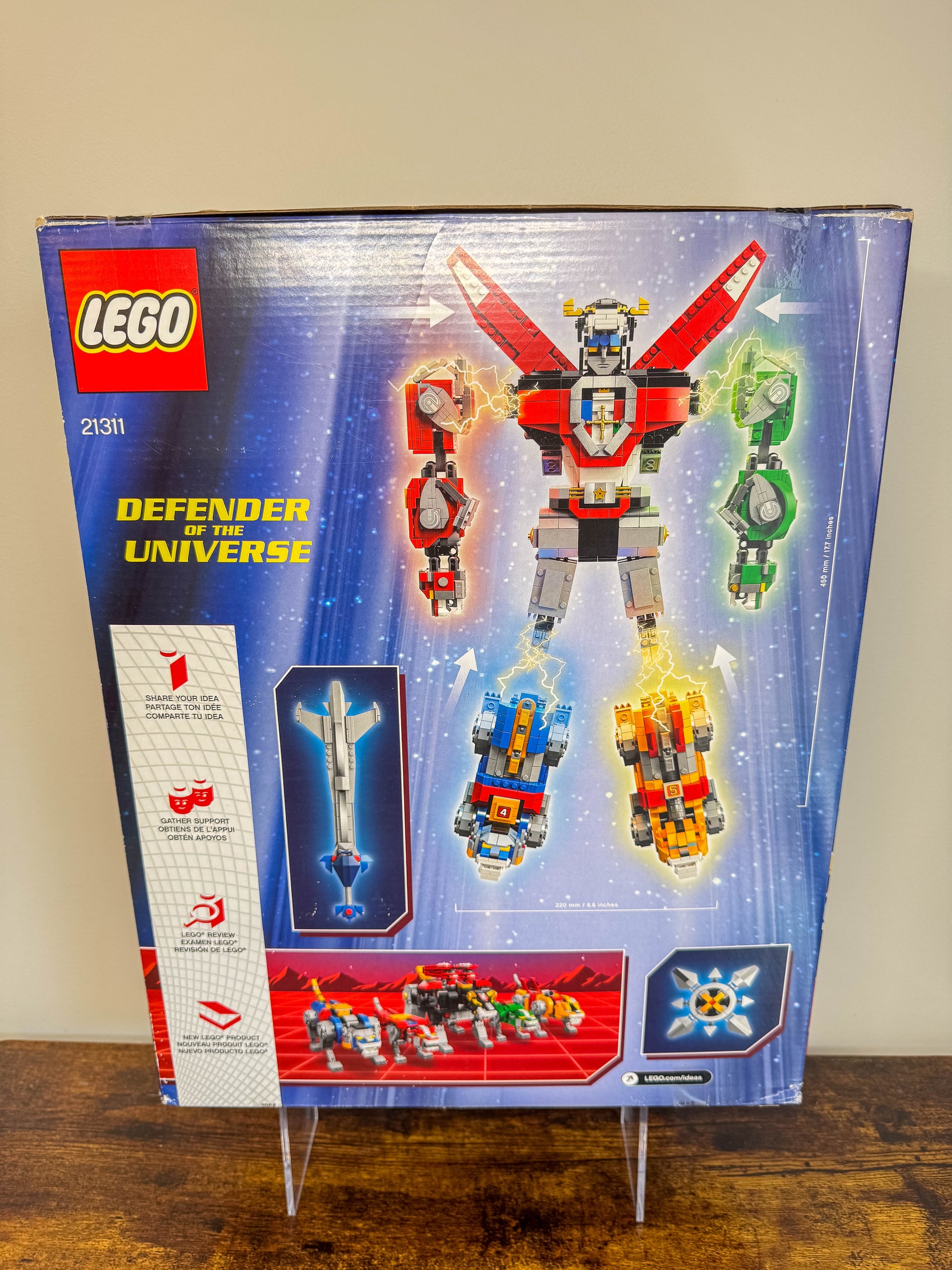 LEGO Ideas Licensed Voltron 21311 New in Factory Sealed Box