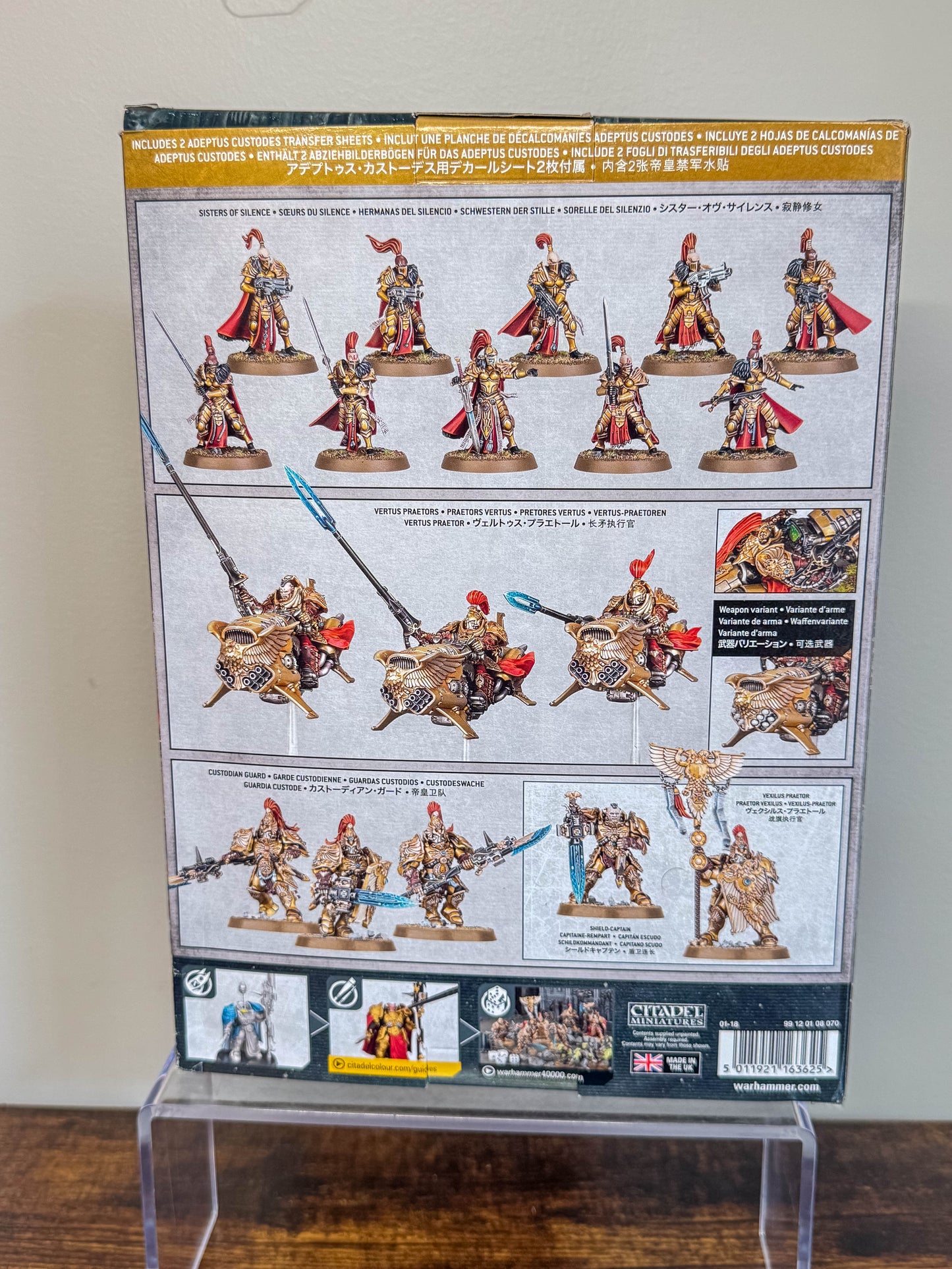Combat Patrol Adeptus Custodes 2022 Adeptus Custodes 40K Games Workshop