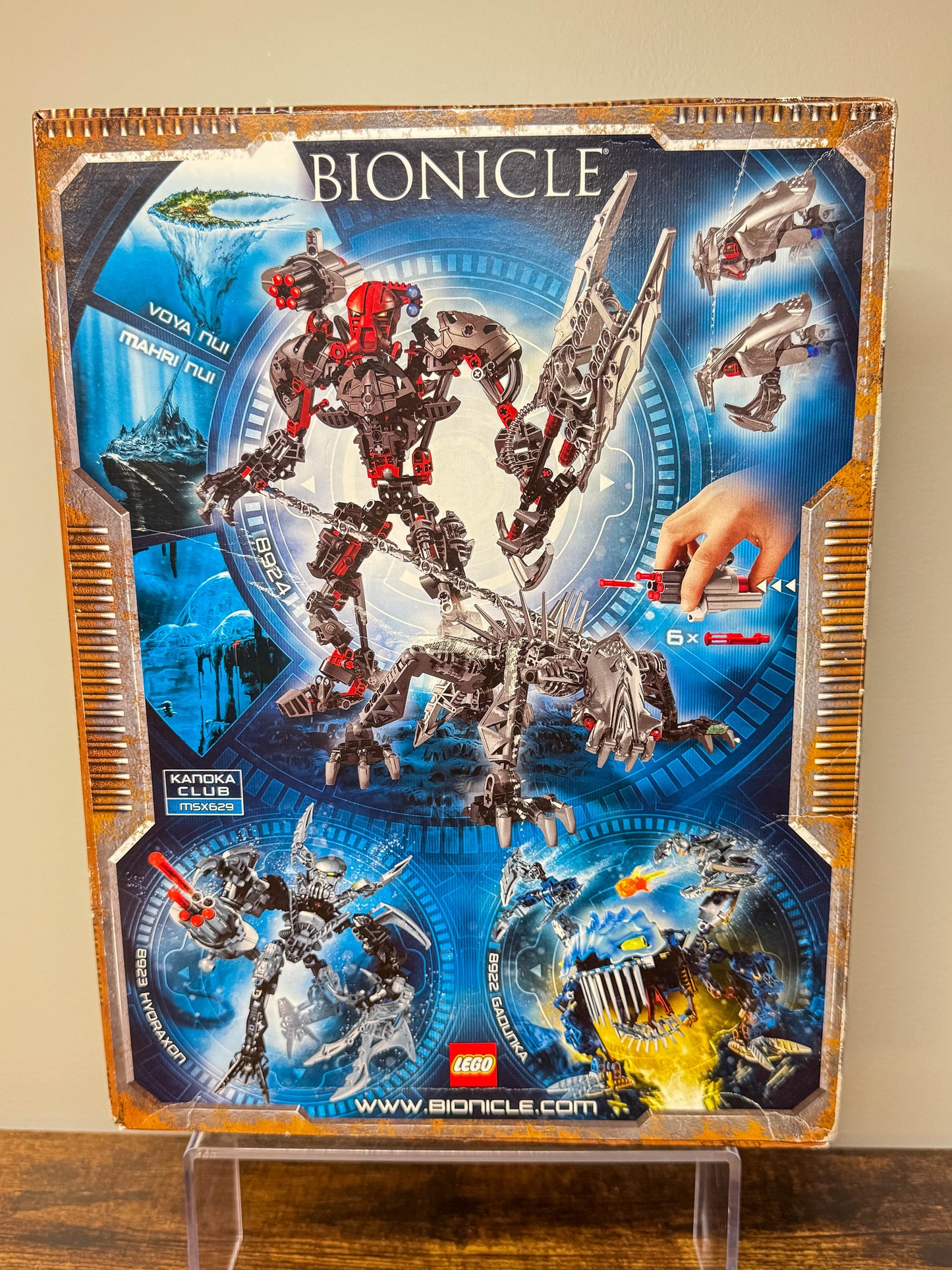 LEGO Bionicle Warriors Maxilos and Spinax 8924 New Factory Sealed