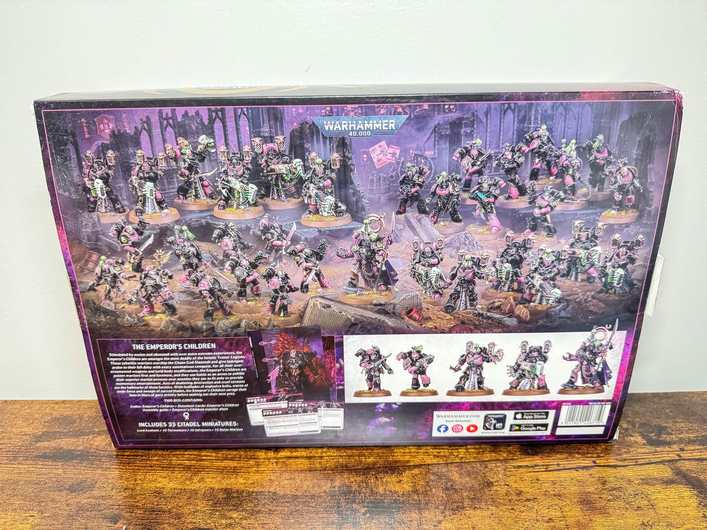 Champions of Slaanesh Emperor's Children Army Set Warhammer 40K (No Data Cards) Unit #266