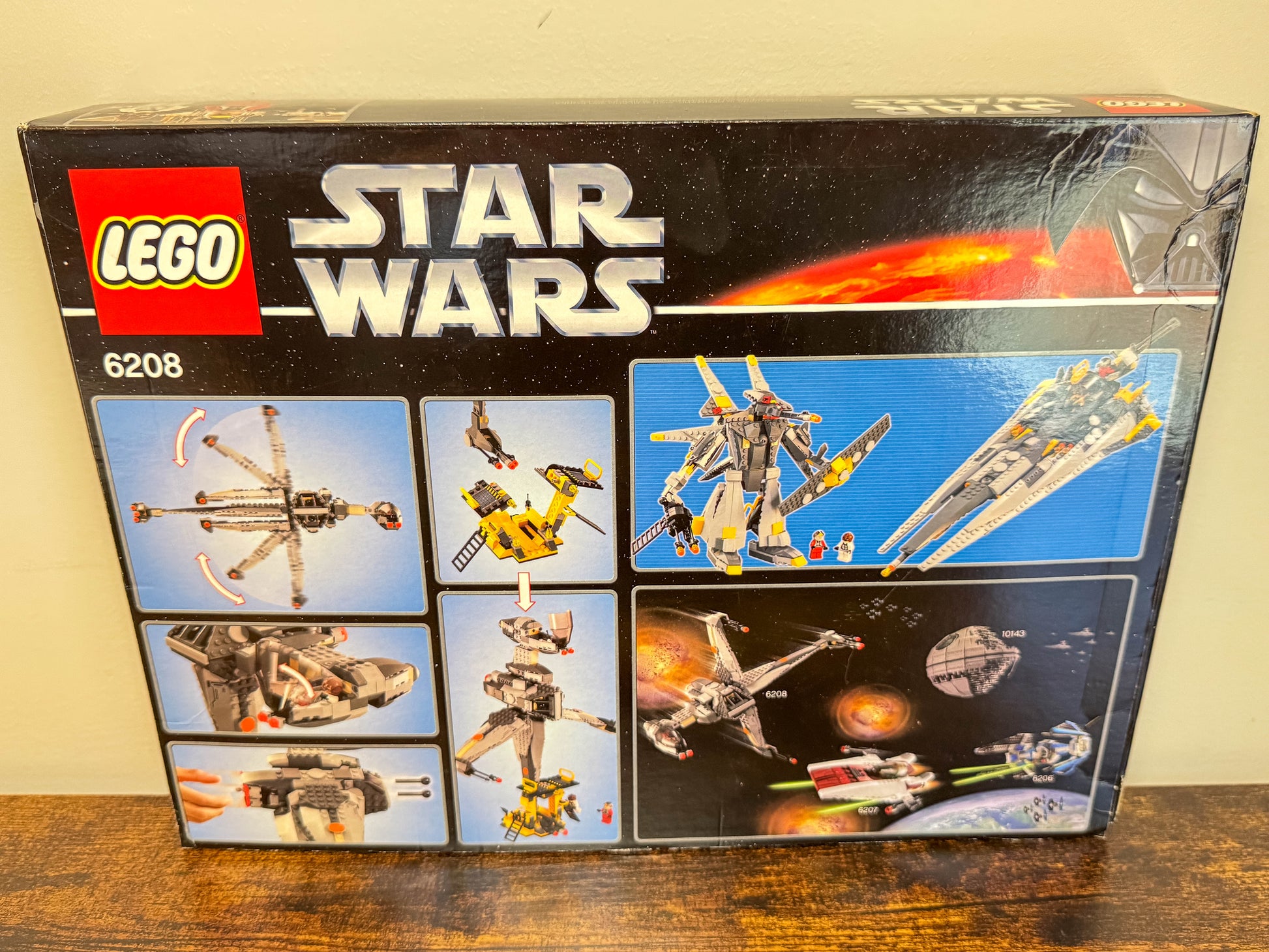 LEGO Star Wars Episode VI B-wing Fighter 6208 Factory Sealed Unit #272