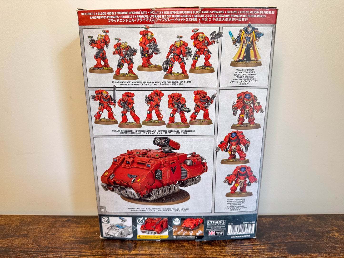 Combat Patrol Blood Angels 2022 OOP 9th Edition Warhammer 40k Games Workshop Unit #291
