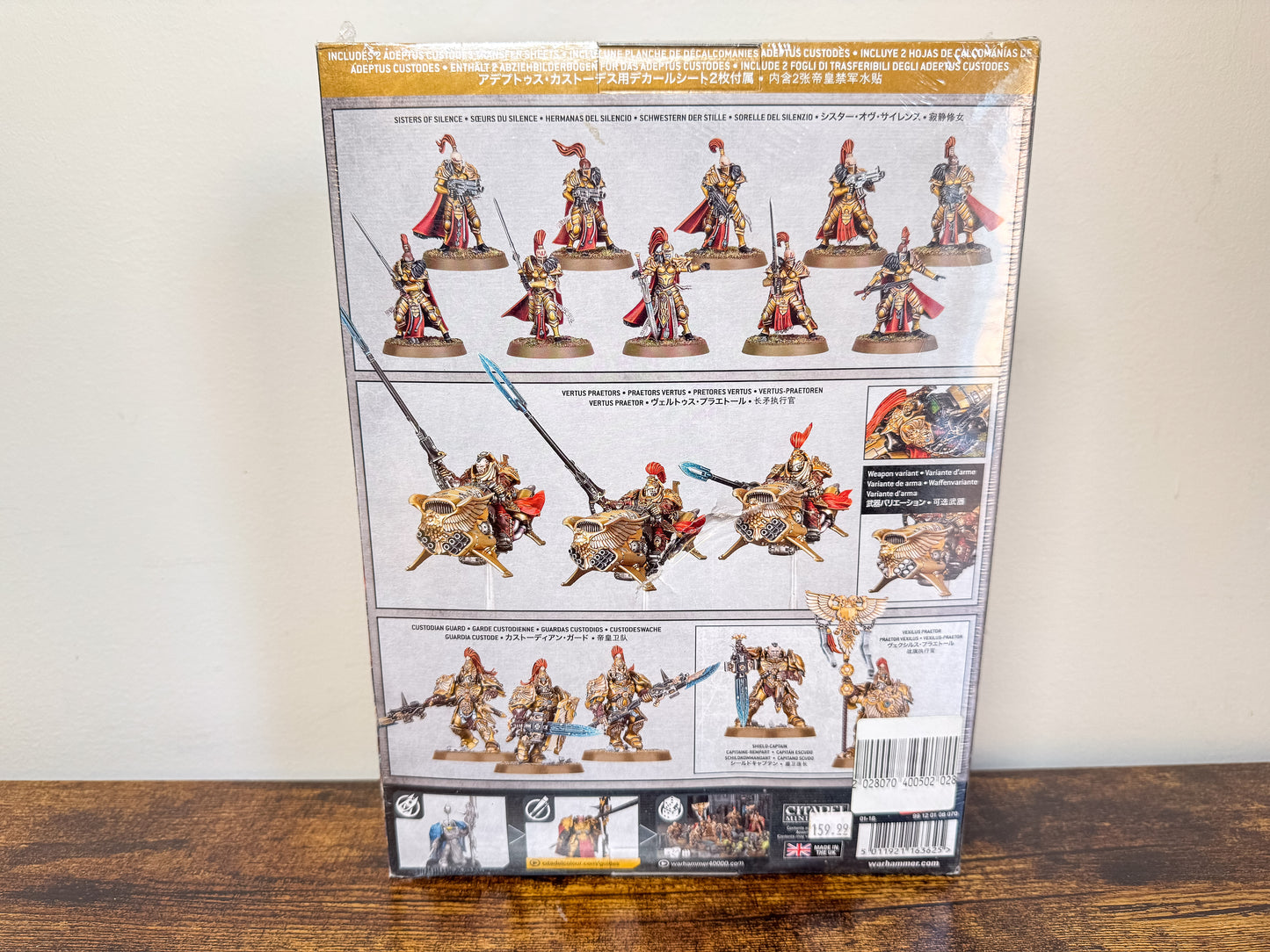 Combat Patrol Adeptus Custodes 2022 OOP 9th Edition 40K Games Workshop Unit #324