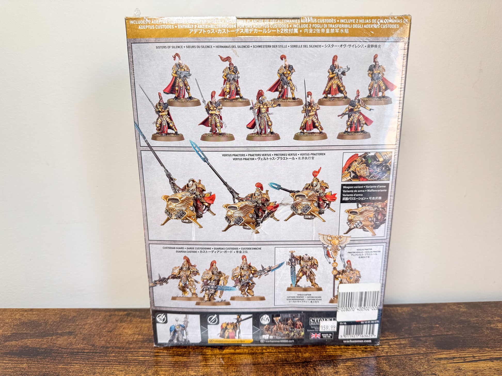 Combat Patrol Adeptus Custodes 2022 OOP 9th Edition 40K Games Workshop Unit #324