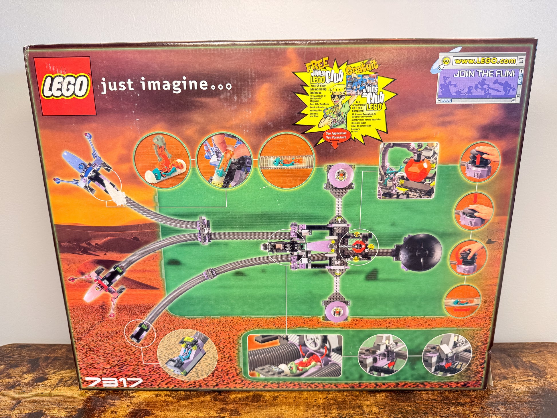 LEGO Space Life On Mars Aero Tube Hanger 7317 Factory Sealed Unit #328