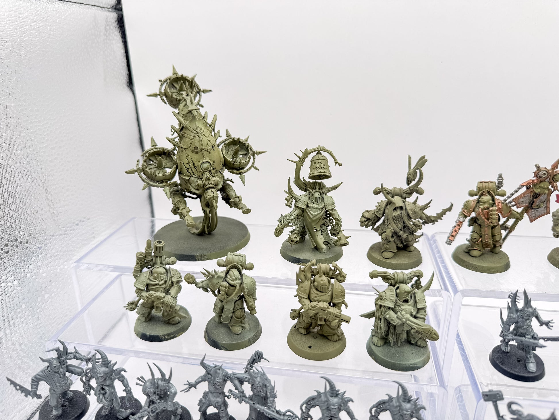 Plague Marines + Characters + Poxwalkers + Bloat Drone Death Guard Lot Unit #409