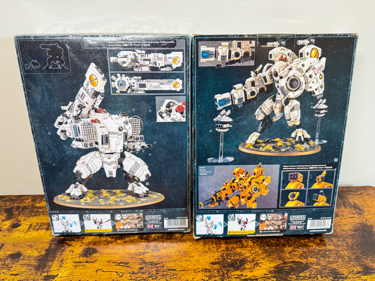 XV104 Riptide Battlesuit + KV128 Stormsurge Tau Empire lot Warhammer 40k Unit #415
