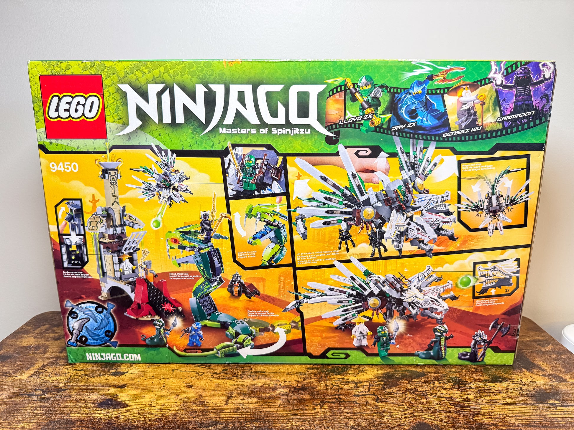 LEGO Ninjago Rise of the Snakes Epic Dragon Battle 9450 Factory Sealed Unit #345
