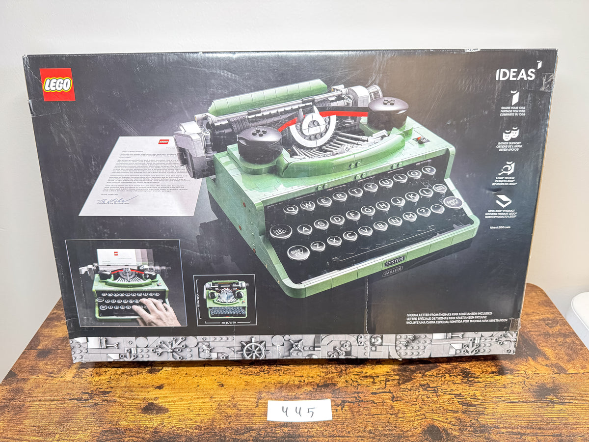 LEGO Ideas Typewriter 21327 Factory Sealed Damaged Box Unit #445