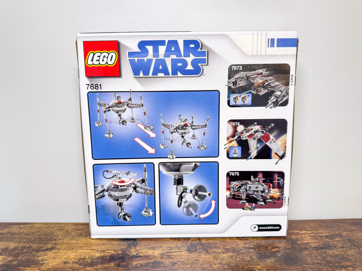 LEGO Star Wars The Clone Wars Separatist Spider Droid 7681 Factory Sealed Unit #468