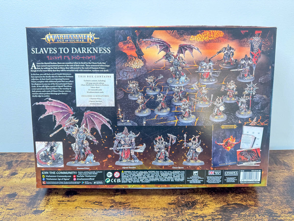 Slaves to Darkness Army Set Age of Sigmar Games Workshop Unit #511