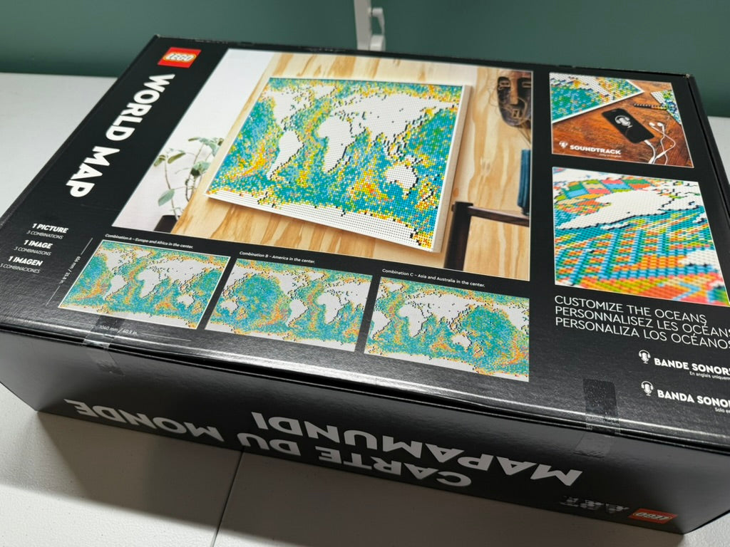 LEGO Art World Map 31203 New In Factory Sealed Box