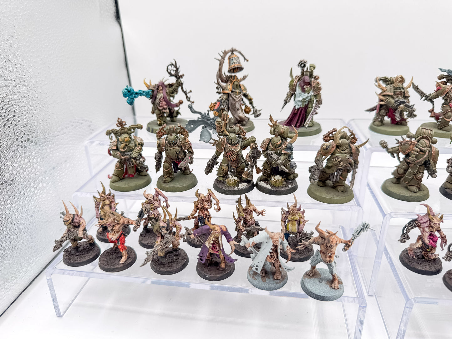 Plague Marines + Characters + Poxwalkers Death Guard Lot Warhammer 40k Unit #408