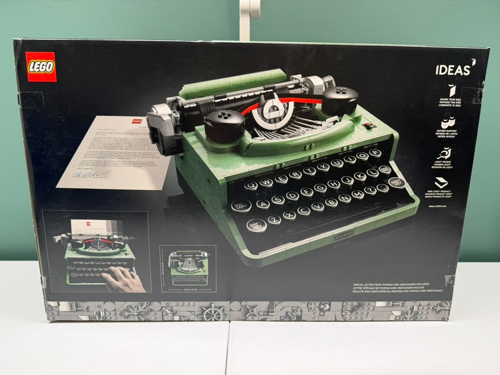 LEGO Ideas Typewriter 21327 New In Factory Sealed Box #A