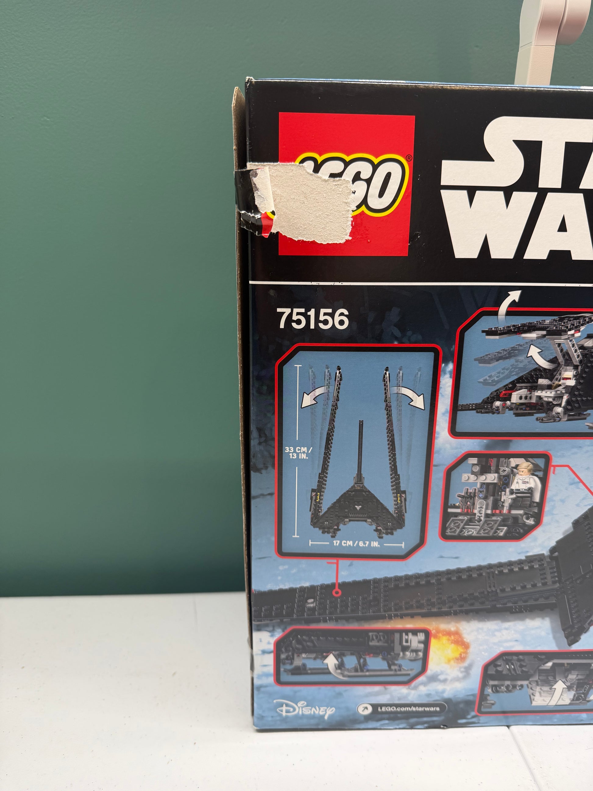 LEGO Star Wars Krennic's Imperial Shuttle 75156 New In Sealed Box Good Condition