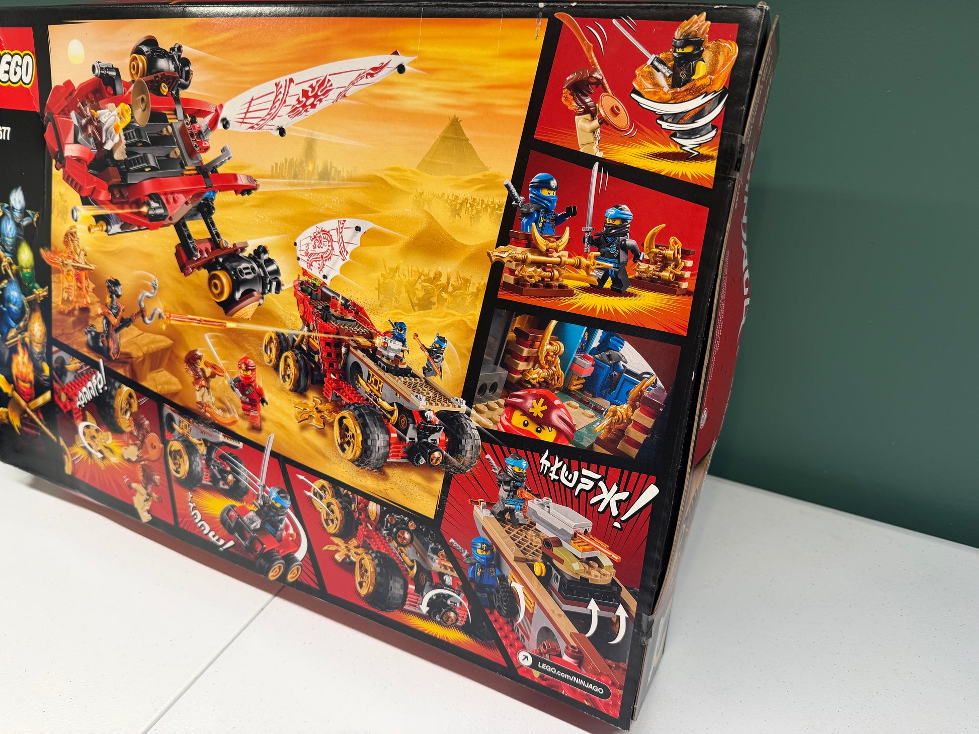 LEGO NINJAGO Land Bounty 70677 New In Sealed Dented Box