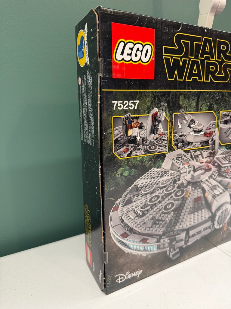 LEGO Star Wars Millennium Falcon 75257 New In Sealed Box Mint Condition!