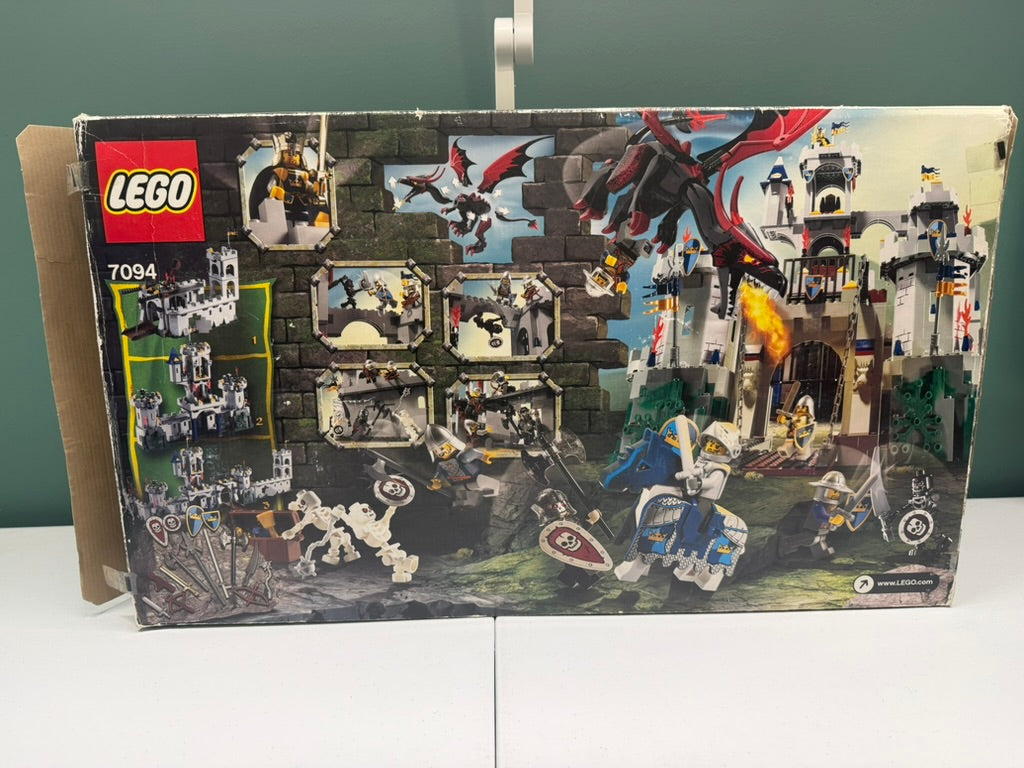 LEGO King's Castle Siege 7094 Open Box All Bags Sealed