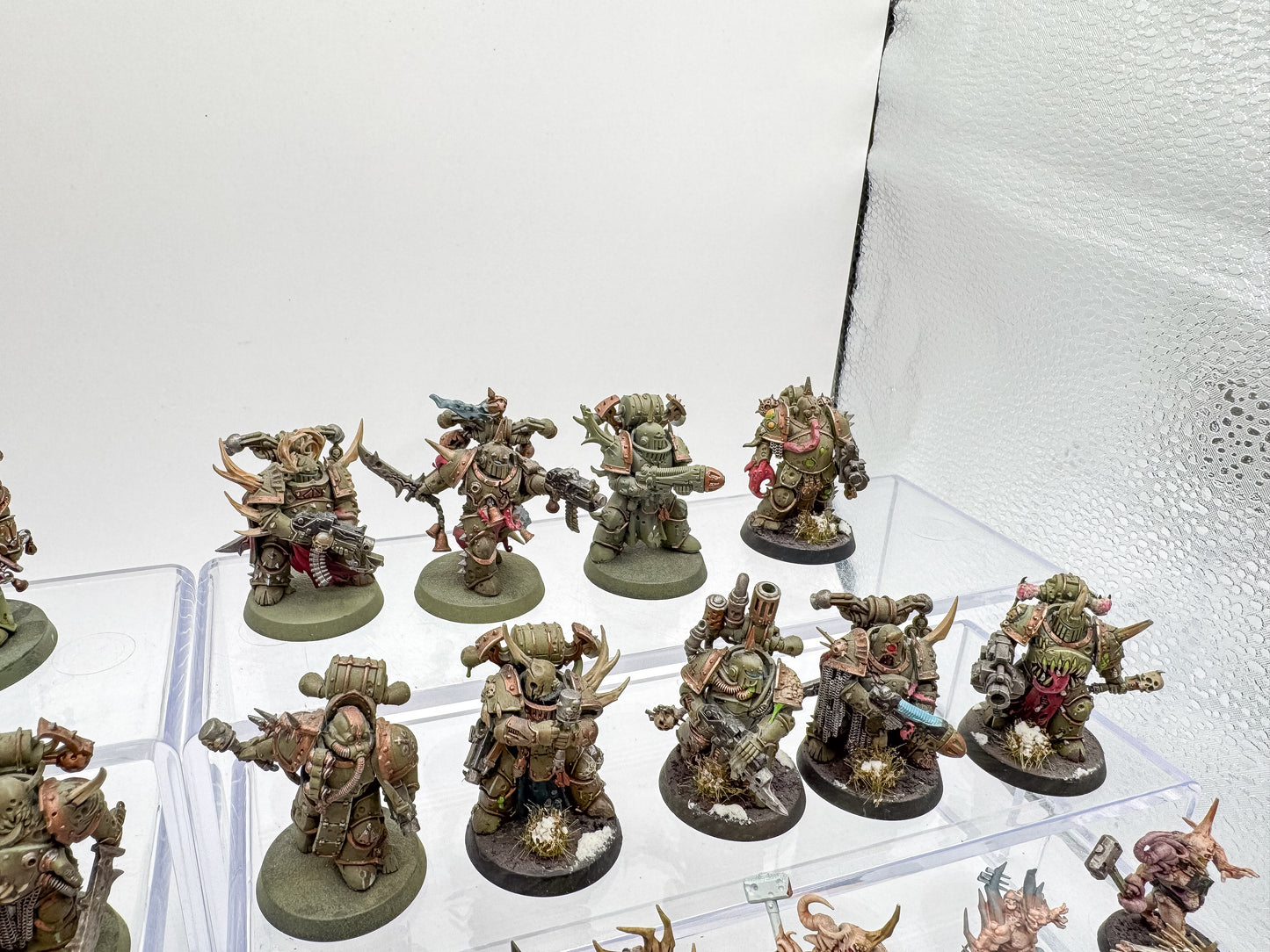 Plague Marines + Characters + Poxwalkers Death Guard Lot Warhammer 40k Unit #408