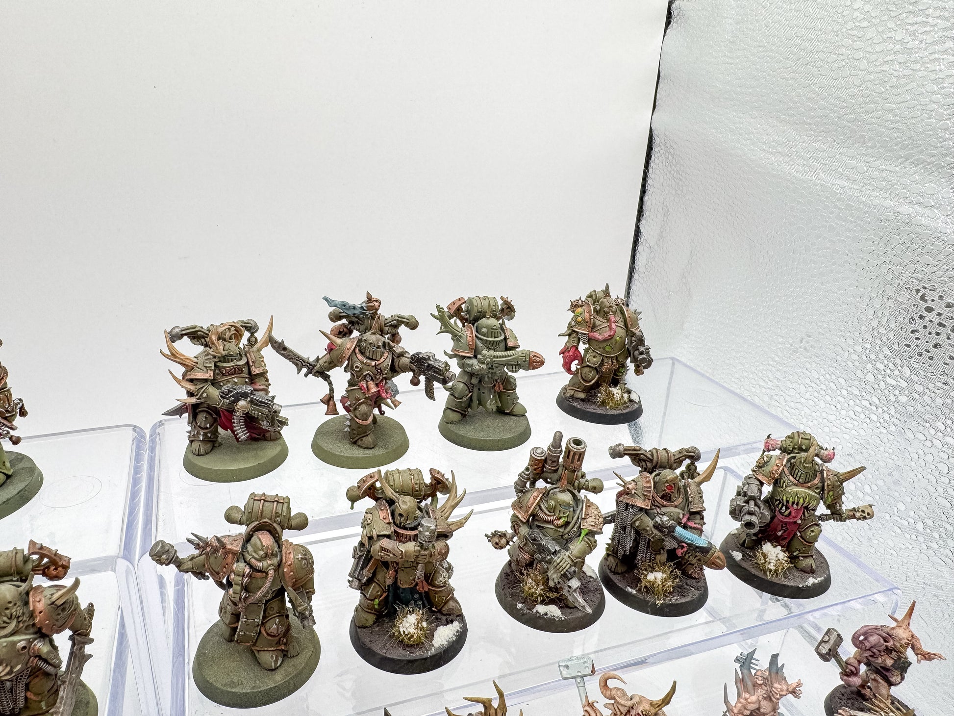 Plague Marines + Characters + Poxwalkers Death Guard Lot Warhammer 40k Unit #408