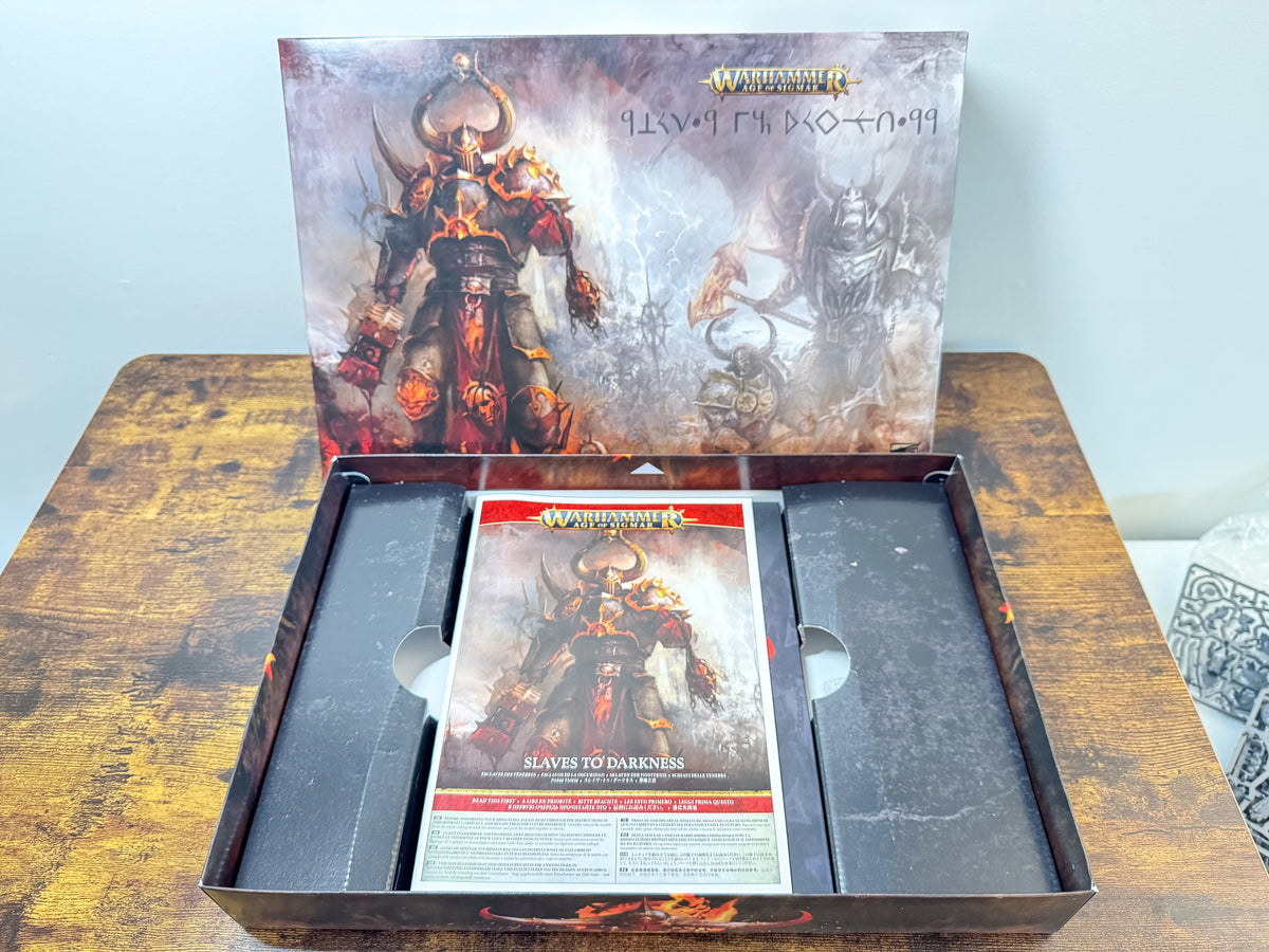 Slaves to Darkness Army Set Age of Sigmar Games Workshop Unit #511