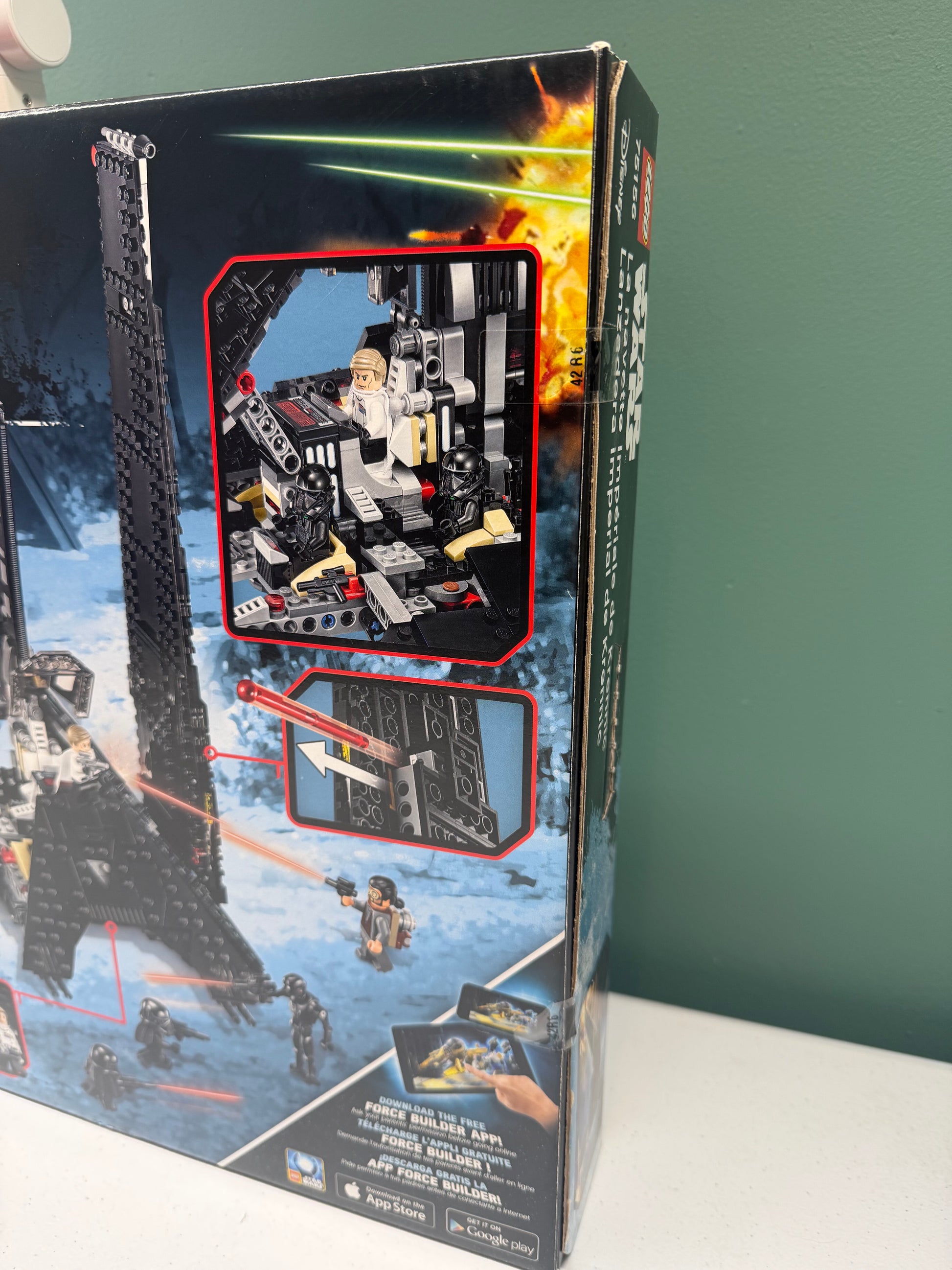 LEGO Star Wars Krennic's Imperial Shuttle 75156 New In Sealed Box Good Condition