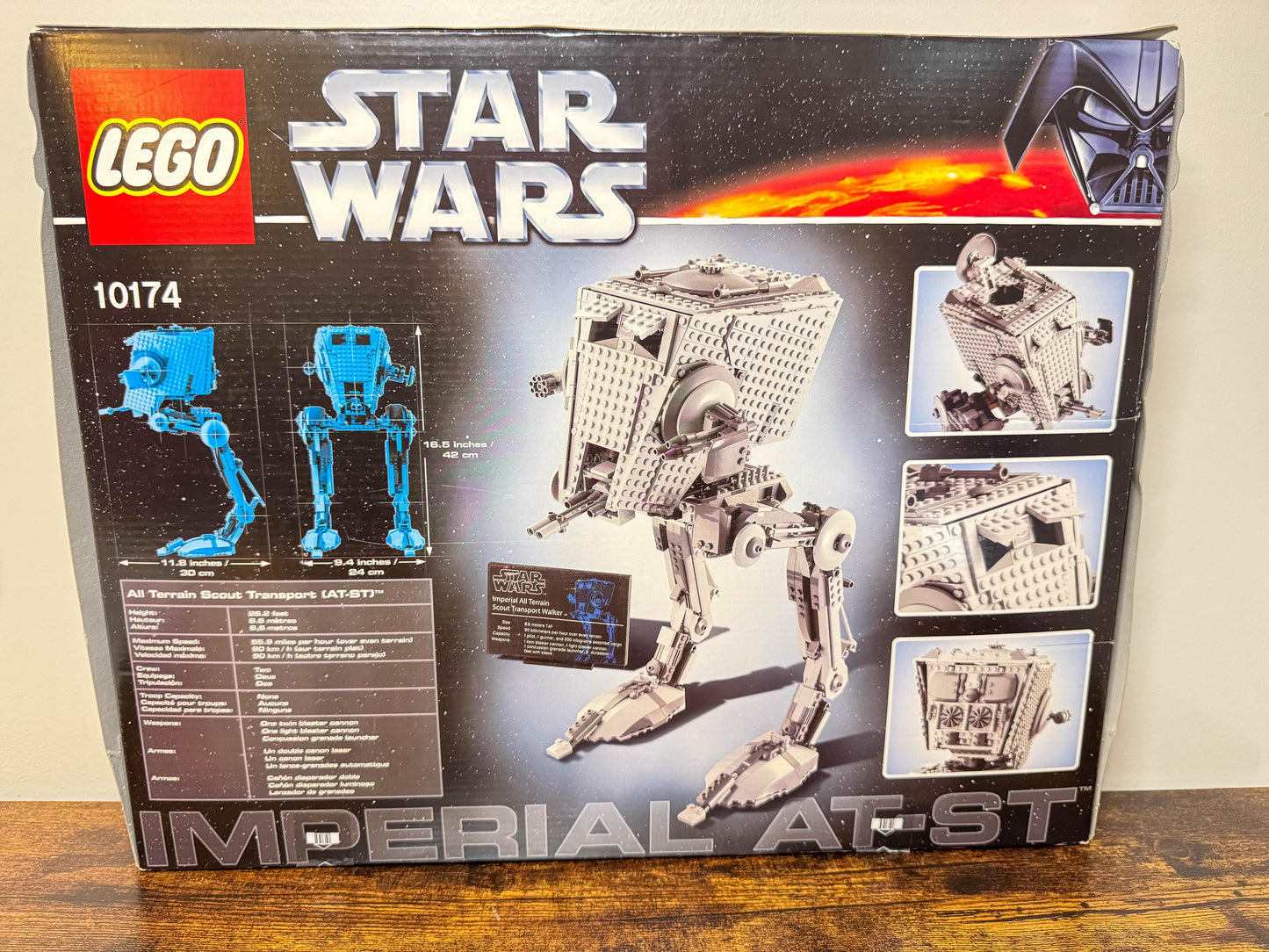 LEGO Star Wars Ultimate Collector Series Imperial AT-ST 10174 Factory Sealed Unit #302