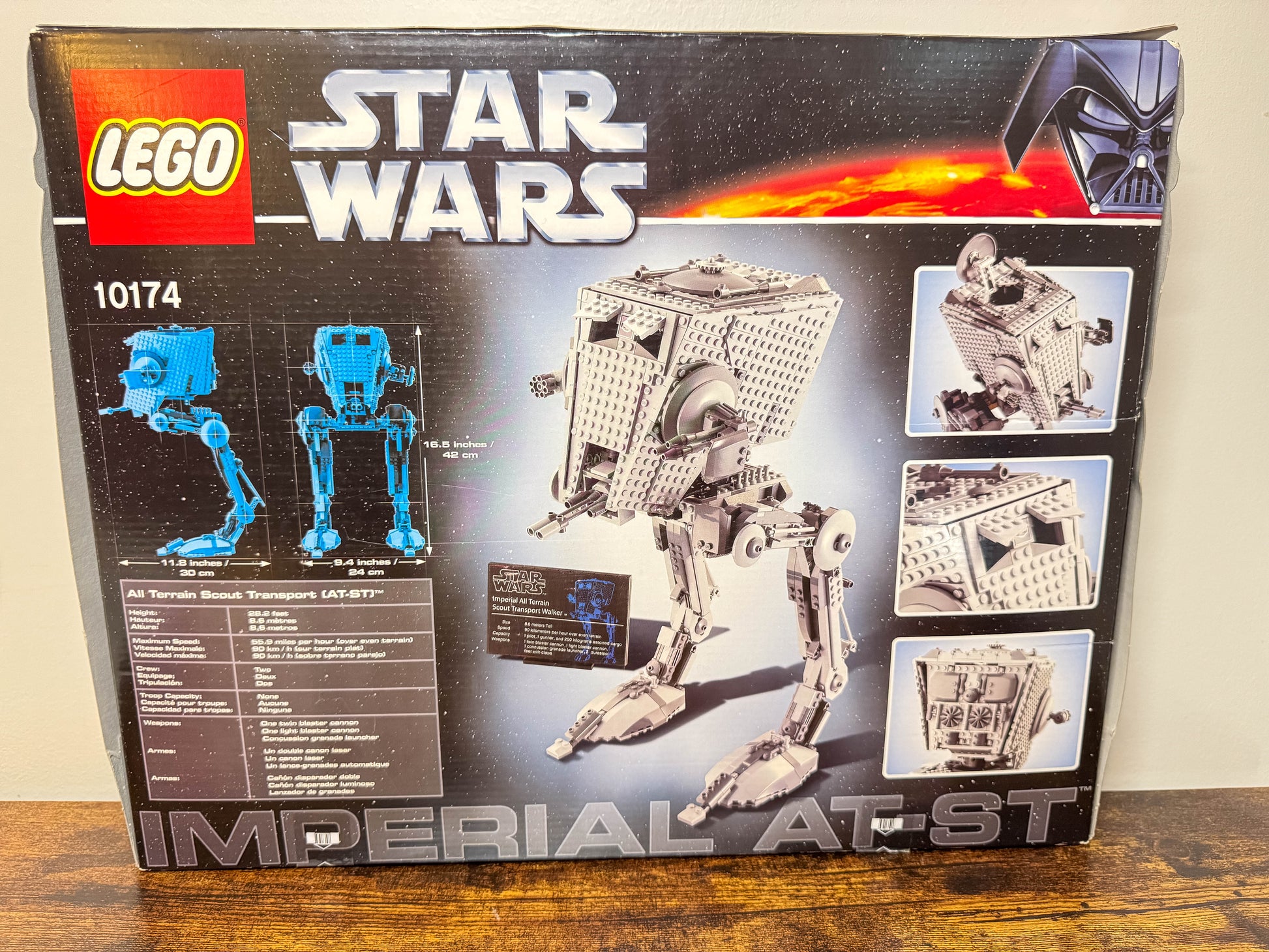 LEGO Star Wars Ultimate Collector Series Imperial AT-ST 10174 Factory Sealed Unit #302